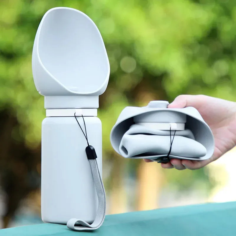 Botella de agua plegable para mascotas