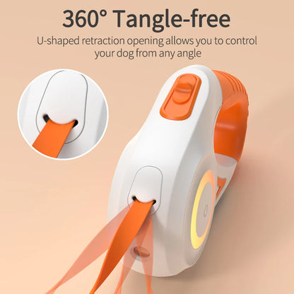 BrightPath Retractable Dog Leash