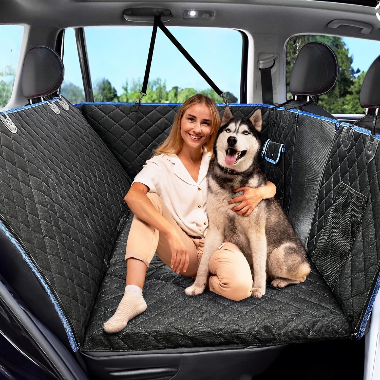 Extensor de asiento trasero para perros