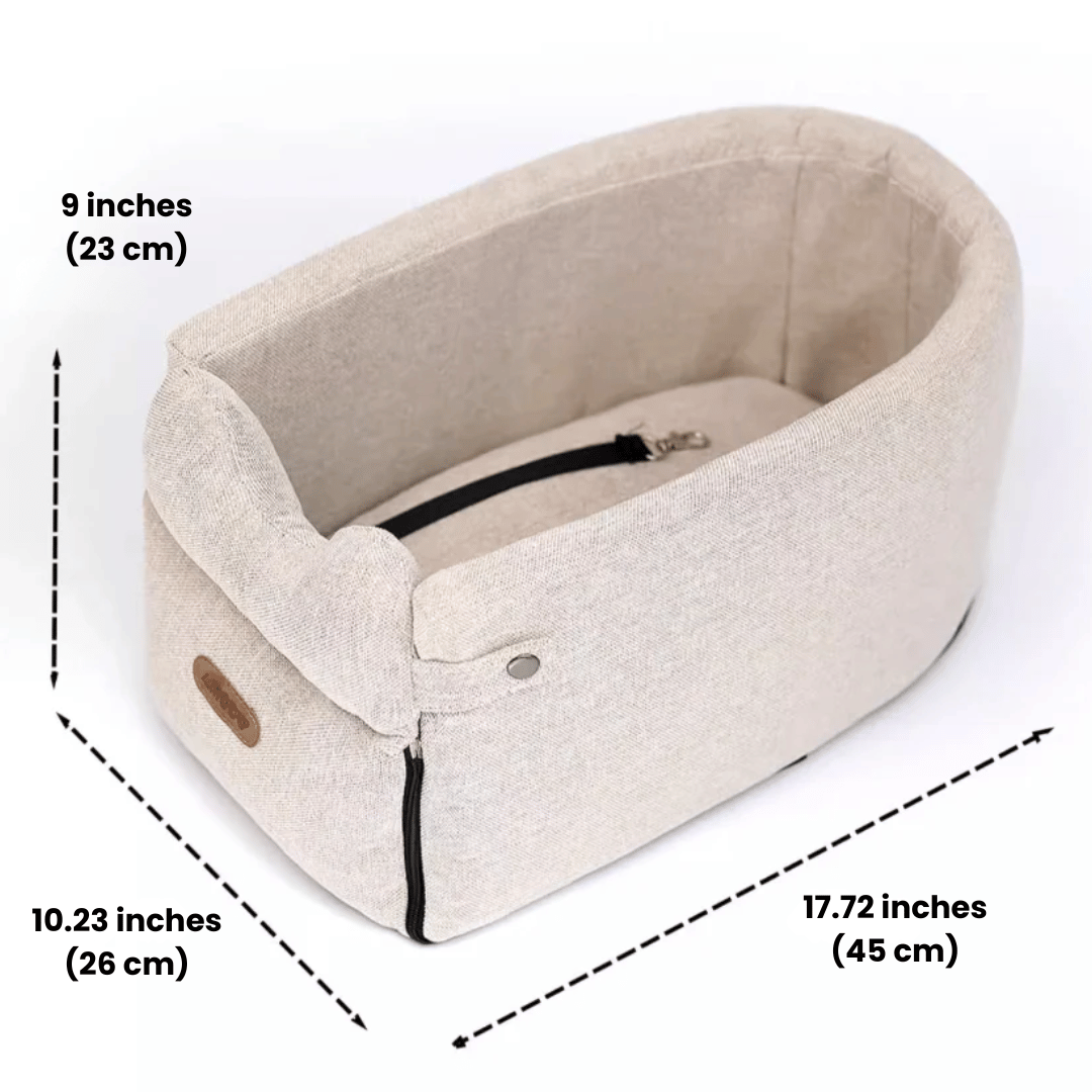 Cozy Dog Console Car Seat - Yappyboo 