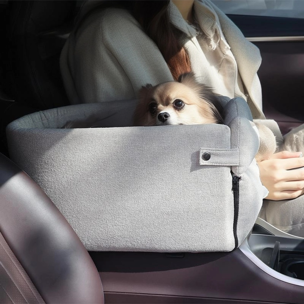 Cozy Dog Console Car Seat - Yappyboo 